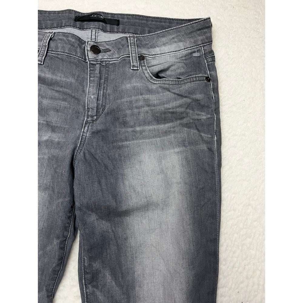 Joe's Jeans Skinny Ankle Womens 29 Gray Faded Distressed Raw Hem Denim‎ CL#457M